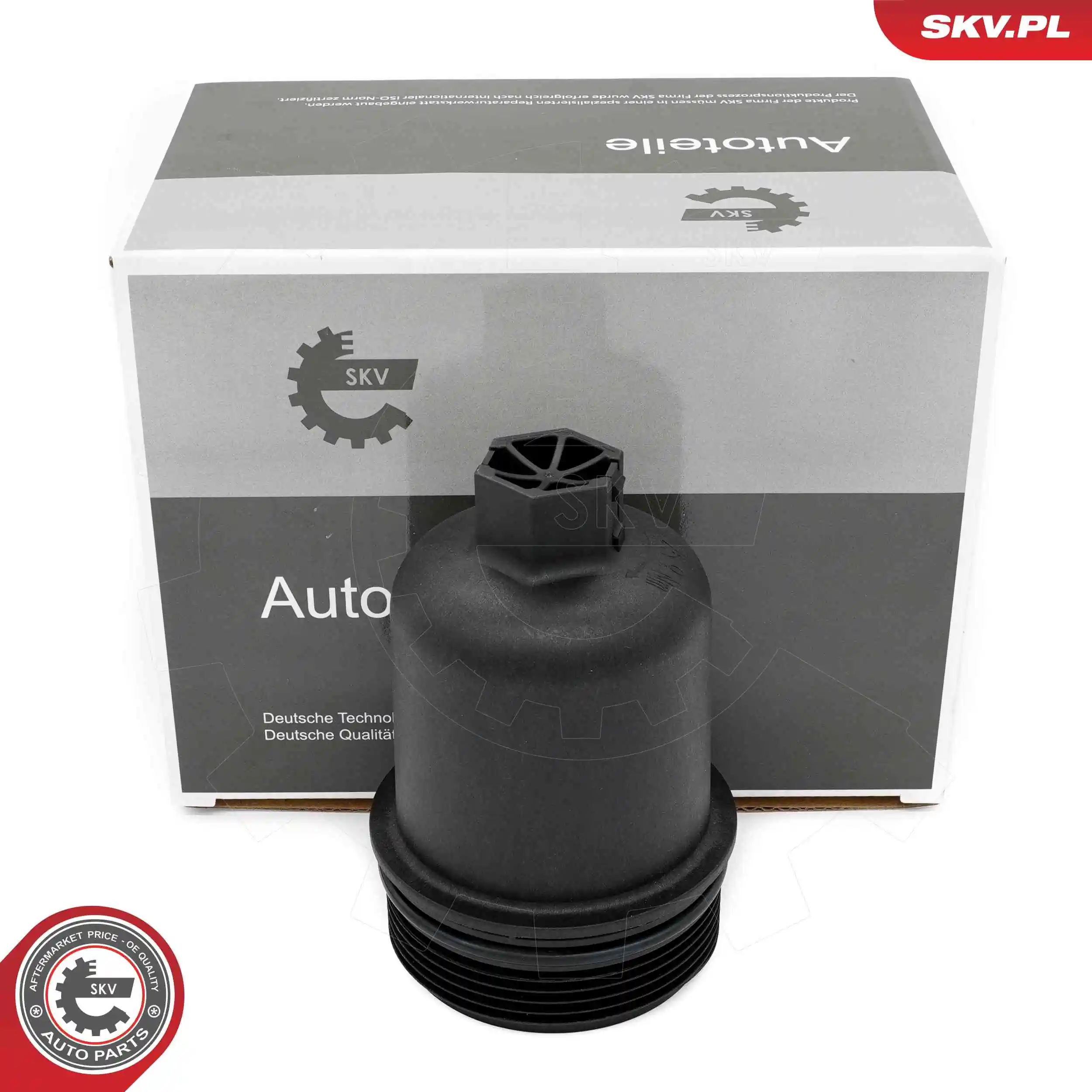 Cap, oil filter housing